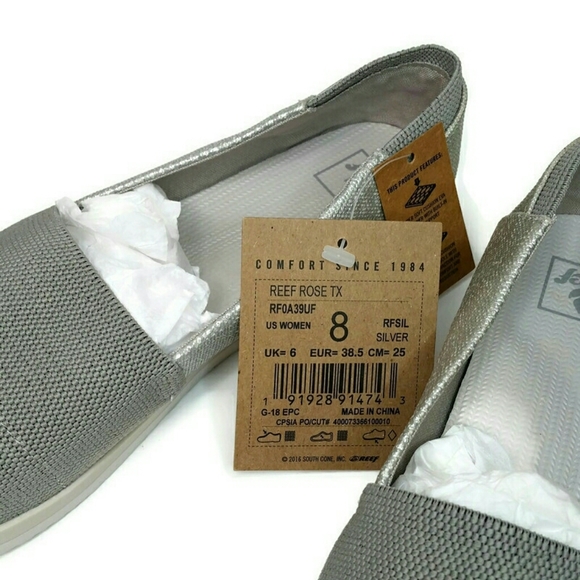 NEW Reef Rose TX Flat Slip On Shoe Women's Size 8 - Picture 5 of 9